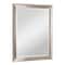 Head West 32" x 26" Oil Rubbed Antique Brushed Nickel Framed Wall Mirror